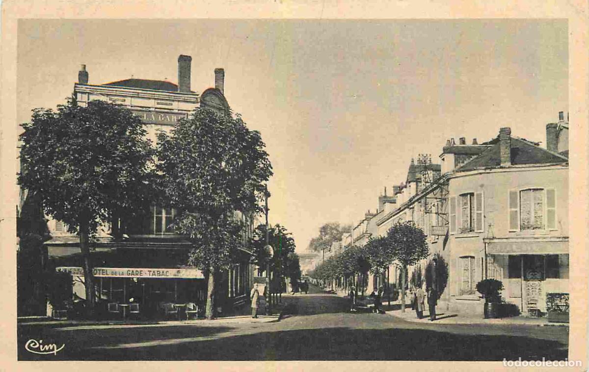 Postais: France - 58 - Cosne Cours sur Loire - Rue du 14 juillet - Caf&eacute; de la Gare - Anim&eacute;e - CPA - Voir Scan
