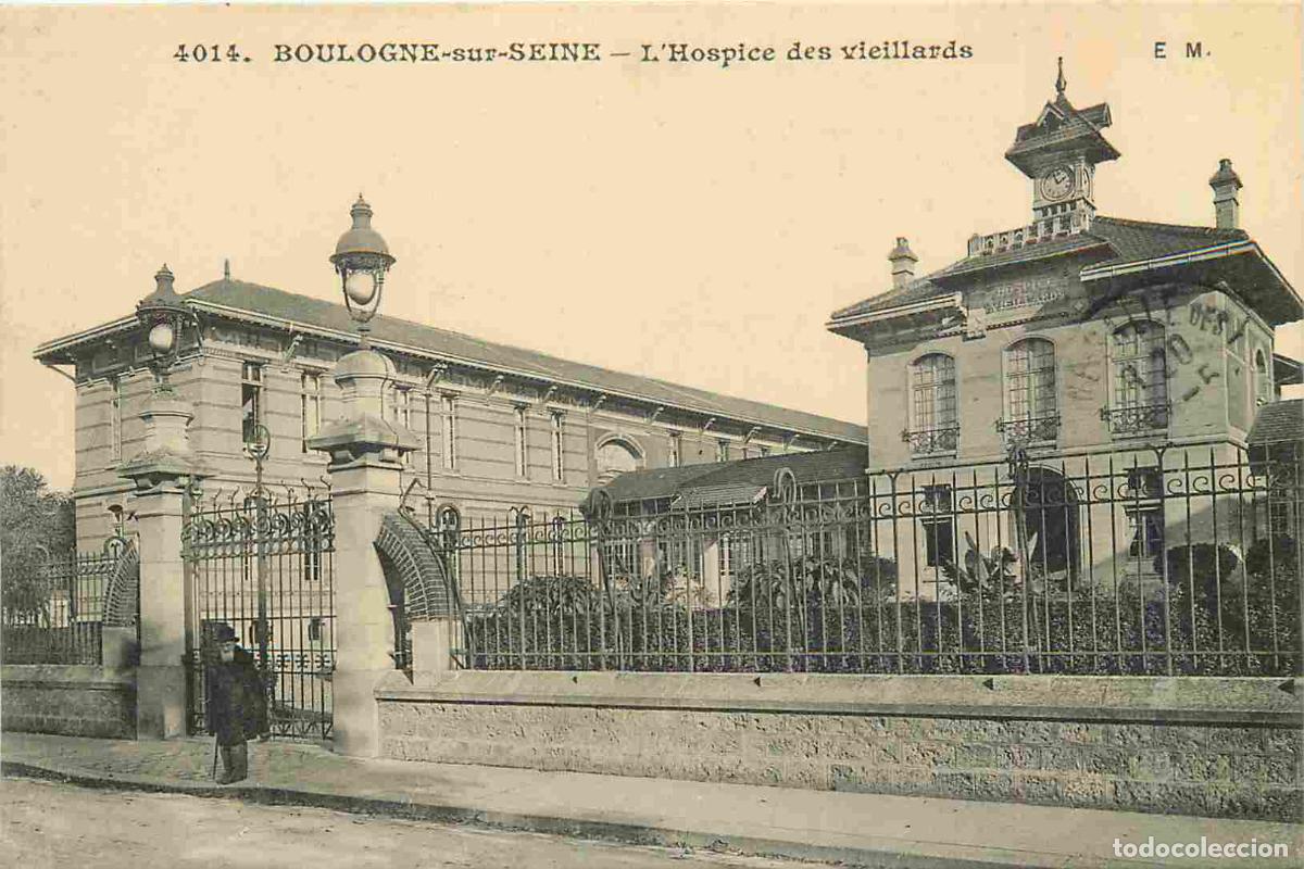 Postais: France - 92 - Boulogne Billancourt - Boulogne sur Seine - Hospice de Vieillards - Anim&eacute;e - CPA - Voi
