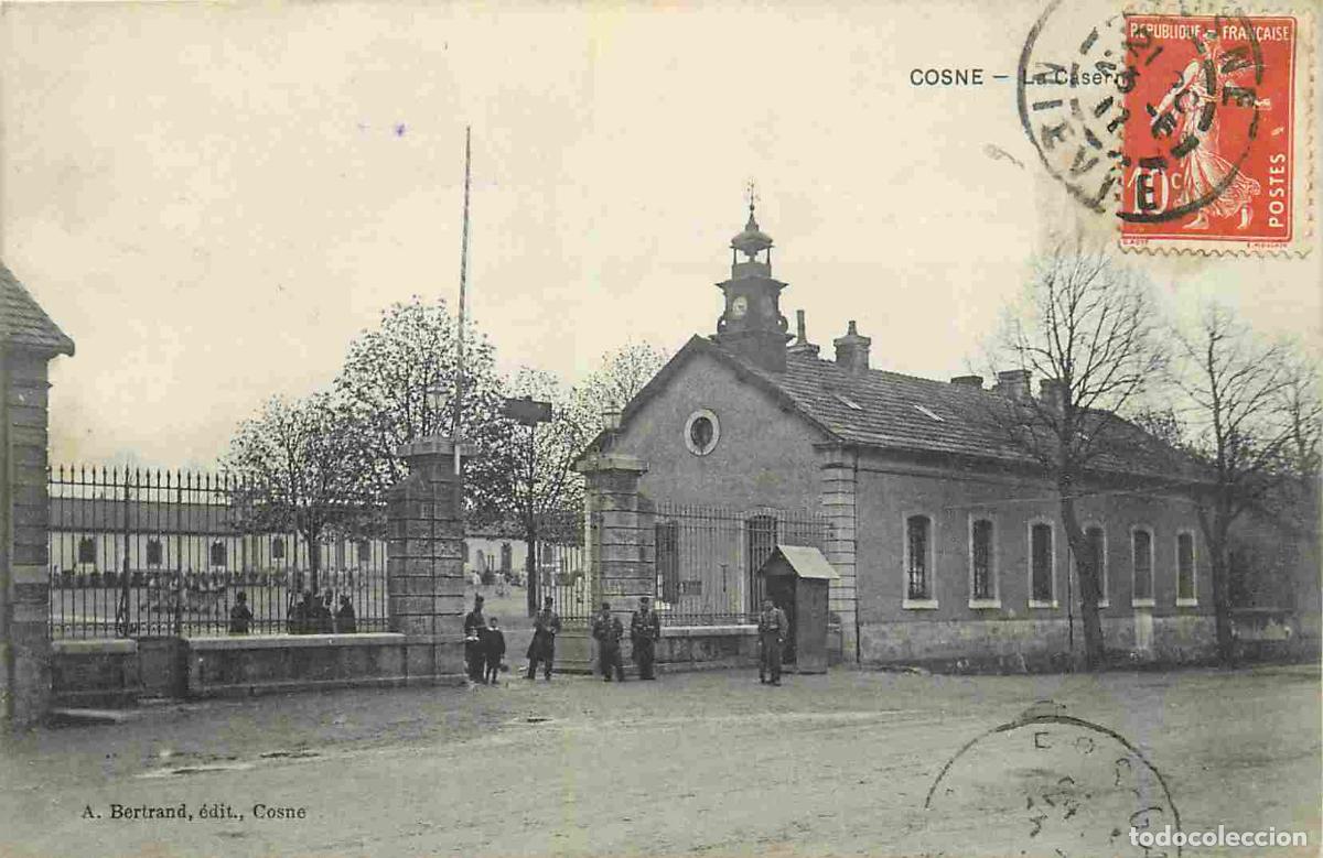 Postkarten: France - 58 - Cosne Cours sur Loire - Caserne Binot - Anim&eacute;e - Militaria - CPA - Oblit&eacute;ration de 191