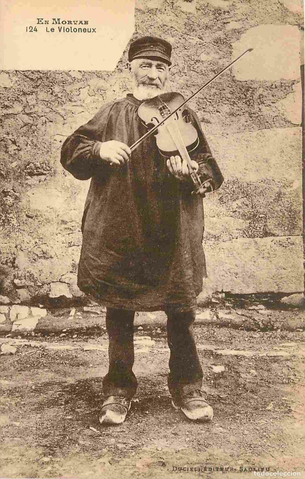 Postkarten: France - 58 - Ni&egrave;vre - En Morvan - Le Violineux - Anim&eacute;e - Folklore - Sc&egrave;ne et Types - Musique - CPA