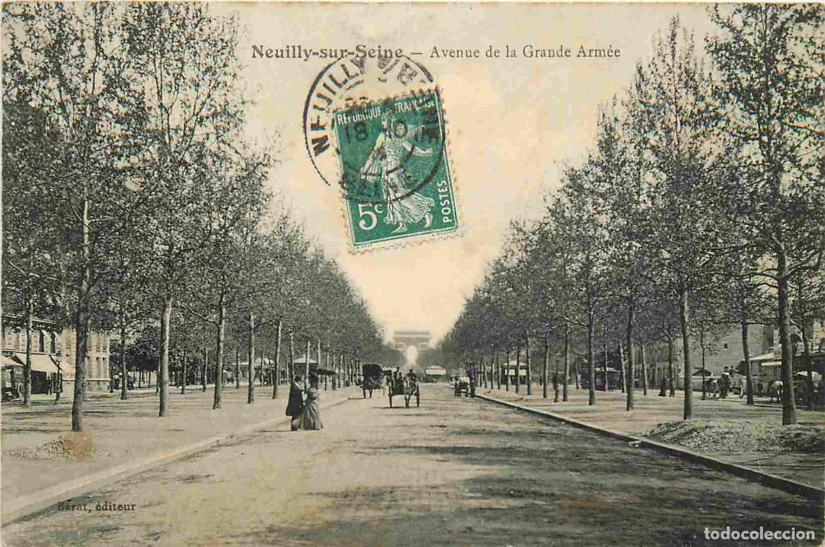 Postkarten: France - 92 - Neuilly sur Seine - Avenue de la Grande Arm&eacute;e - Anim&eacute;e - CPA - Voir Scans Recto-Verso