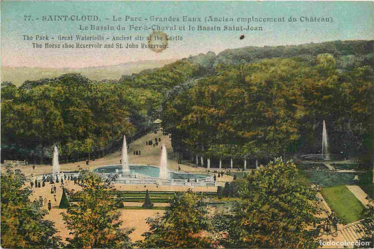 Cartoline: France - 92 - Saint Cloud - Parc de Saint Cloud - Grandes Eaux - CPA - Oblit&eacute;ration de 1931 - Voir S