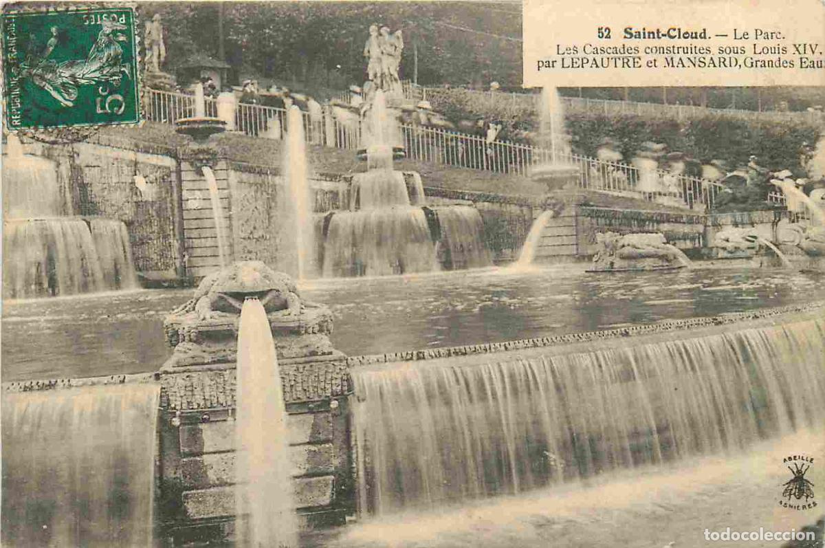 Cartoline: France - 92 - Saint Cloud - Parc de Saint Cloud - Cascade - CPA - Oblit&eacute;ration de 1911 - Voir Scans