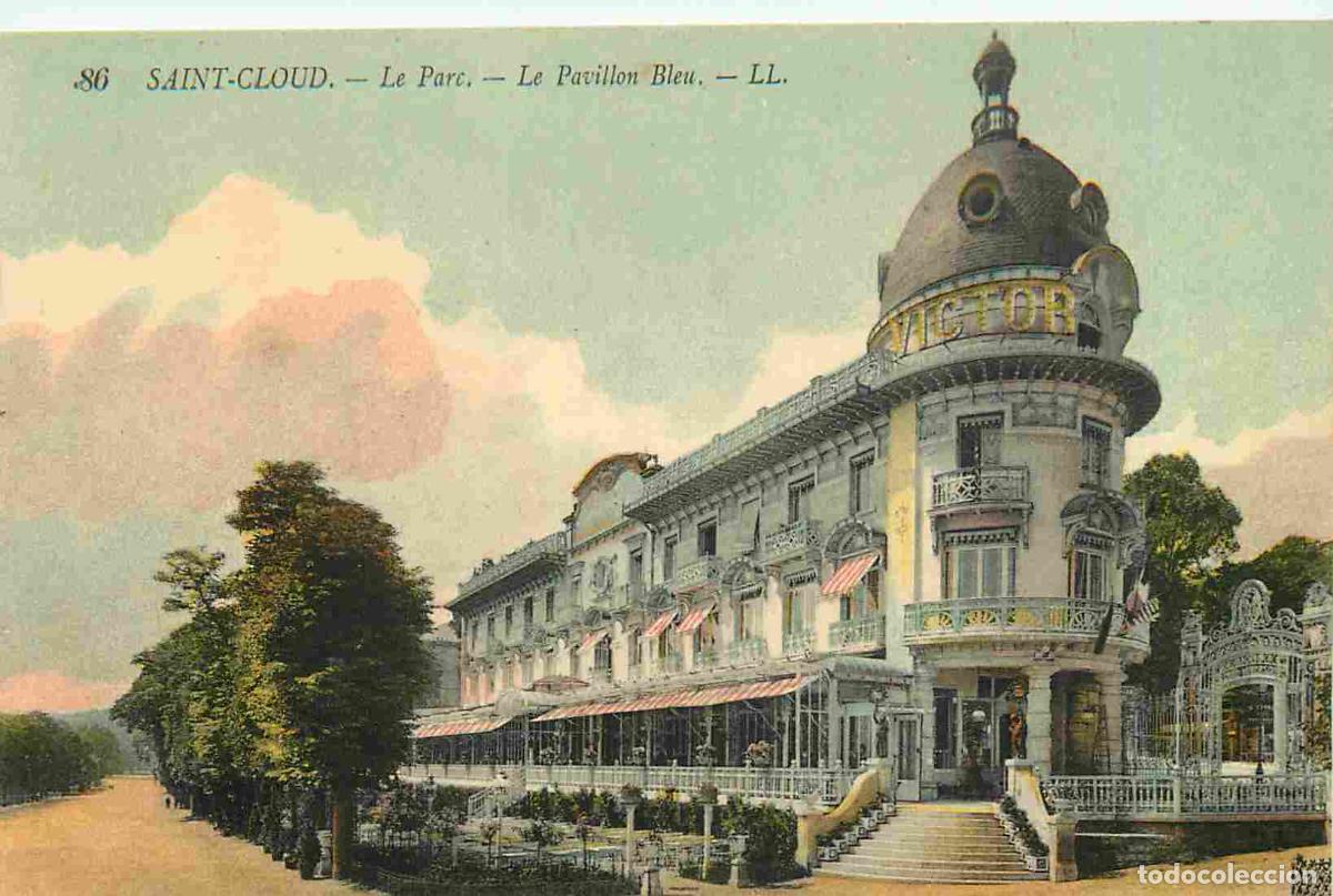 Cartoline: France - 92 - Saint Cloud - Le Parc - Le Pavillon Bleu - Coloris&eacute;e - CPA - Voir Scans Recto-Verso