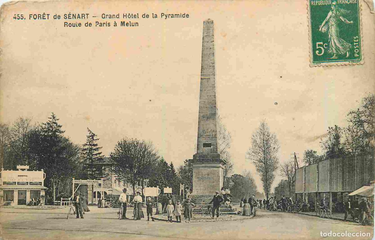 Postais: France - 91 - S&eacute;nart - For&ecirc;t de S&eacute;nart - Grand H&ocirc;tel de la Pyramide - Route de Paris &agrave; Melun - Anim&eacute;