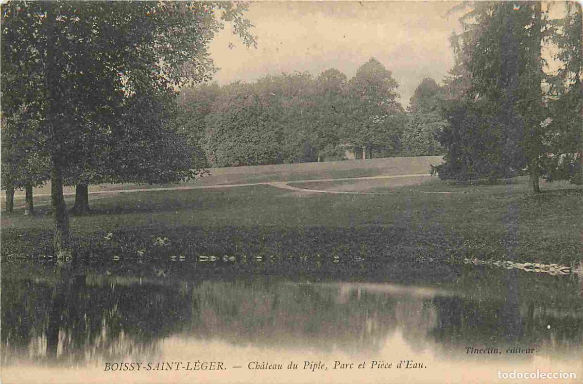 Postcards: France - 94 - Boissy Saint Leger - Ch&acirc;teau du Piple - Parc et Pi&egrave;ce d'Eau - CPA - Oblit&eacute;ration de 19