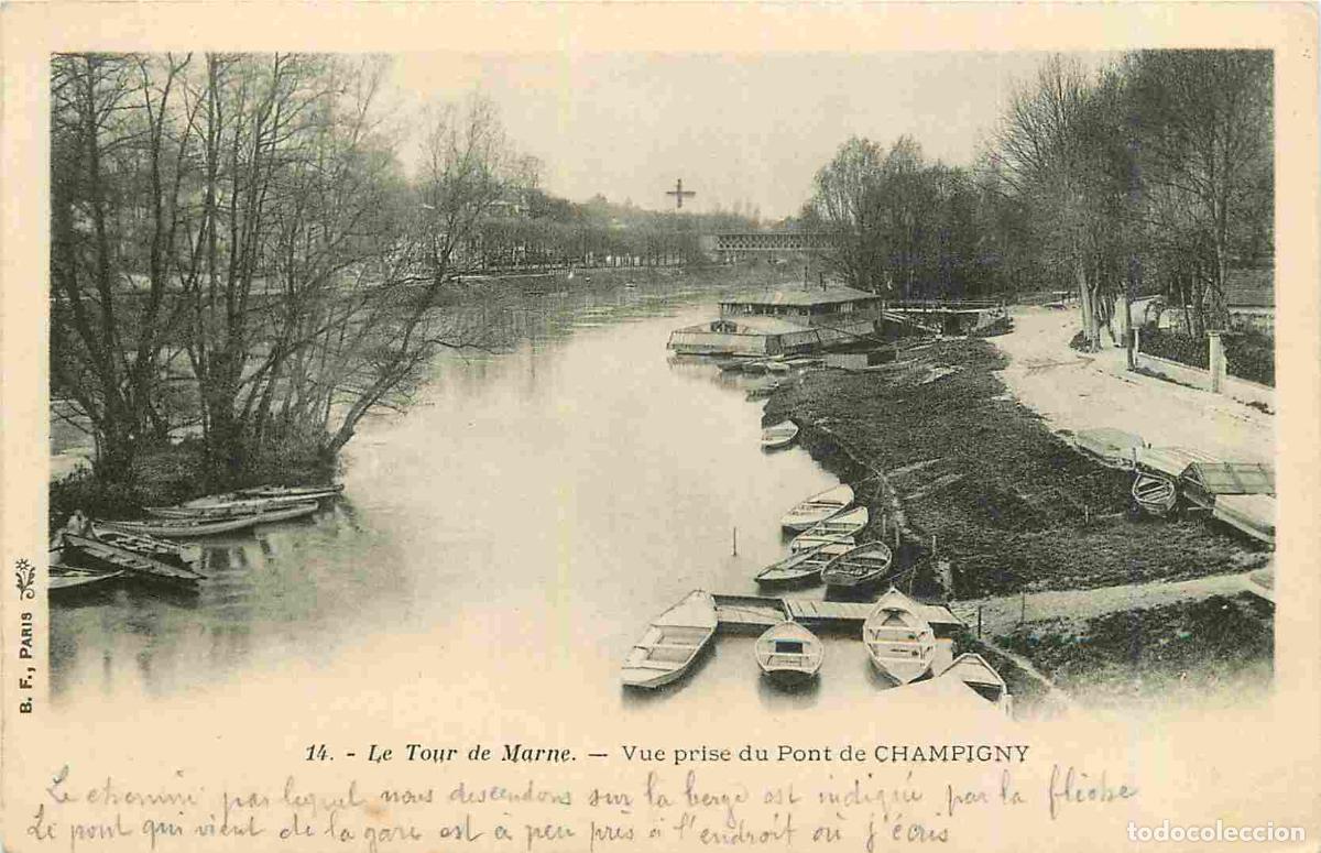 Postales: France - 94 - Champigny sur Marne - Le Tour de Marne - Vue prise de Champigny - Pr&eacute;curseur - CPA - V
