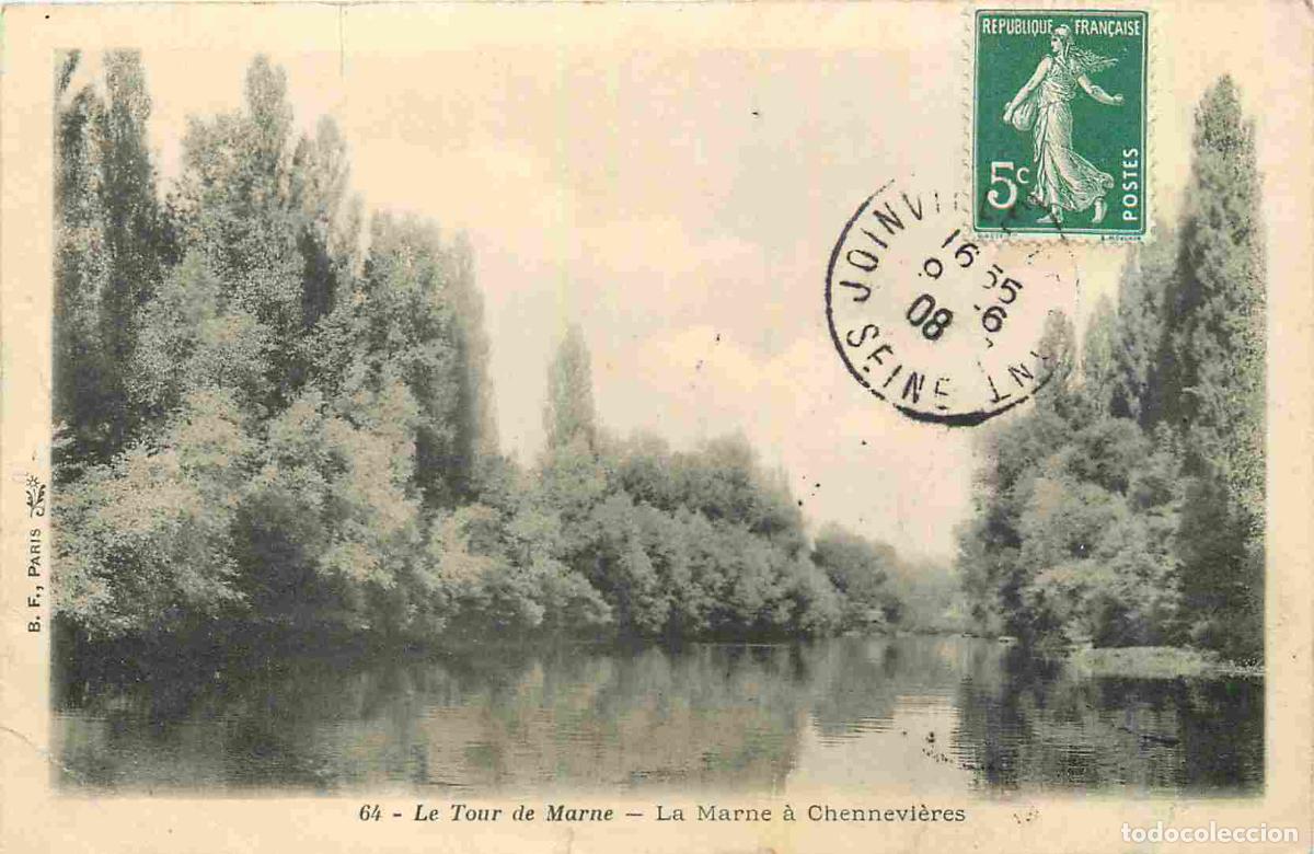 Postales: France - 94 - Chennevieres sur Marne - Le Tour de Marne - La Marne &agrave; Chennevi&egrave;res - CPA - Oblit&eacute;rati