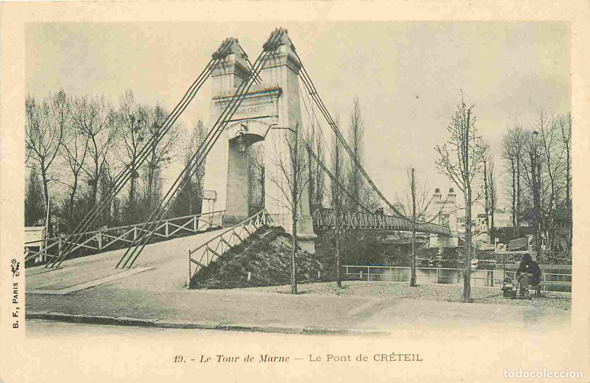 Postkarten: France - 94 - Creteil - Le Tour de Marne - Le Pont de Cr&eacute;teil - Anim&eacute;e - Pr&eacute;curseur - CPA - Voir Sca