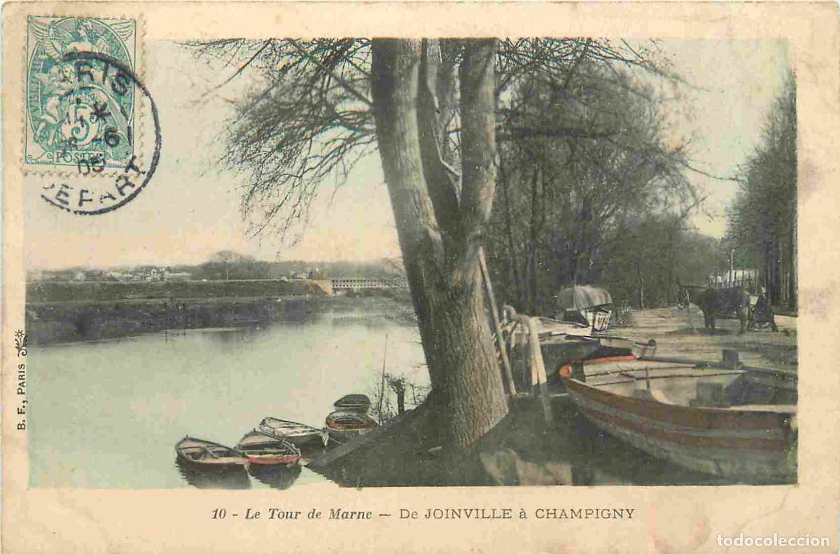 Postales: France - 94 - Joinville le Pont - Le Tour de Marne - De Joinville &agrave; Champigny - Coloris&eacute;e - CPA - Ob