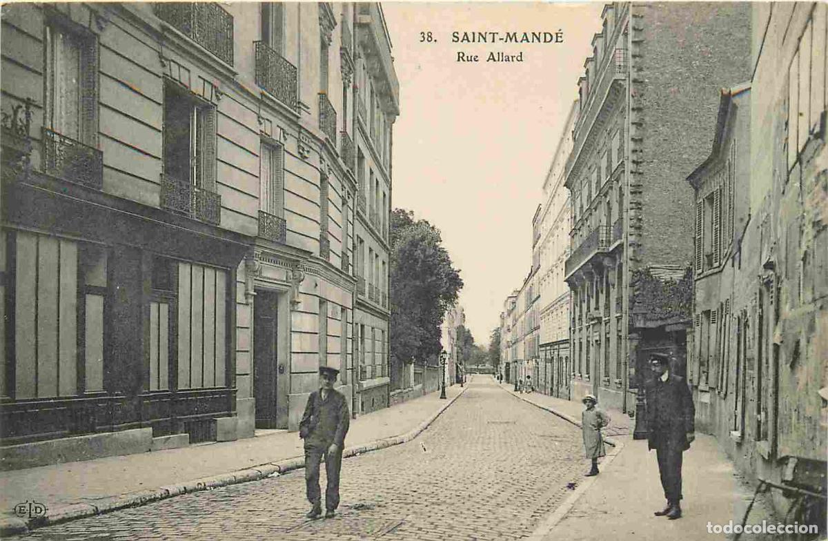 Postais: France - 94 - Saint Mande - Rue Allard - Anim&eacute;e - CPA - Voir Scans Recto-Verso