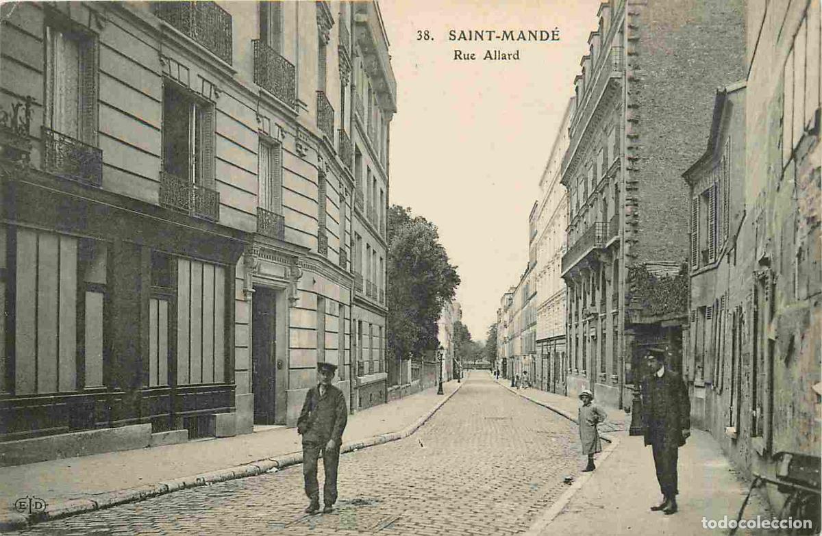 Postais: France - 94 - Saint Mande - Rue Allard - Anim&eacute;e - CPA - Voir Scans Recto-Verso
