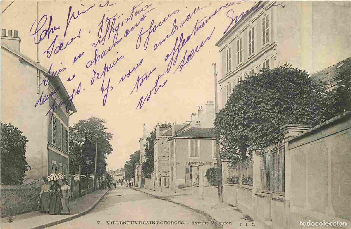 Cartoline: France - 94 - Villeneuve Saint Georges - Avenue Valenton - Anim&eacute;e - Pr&eacute;curseur - CPA - Oblit&eacute;ration