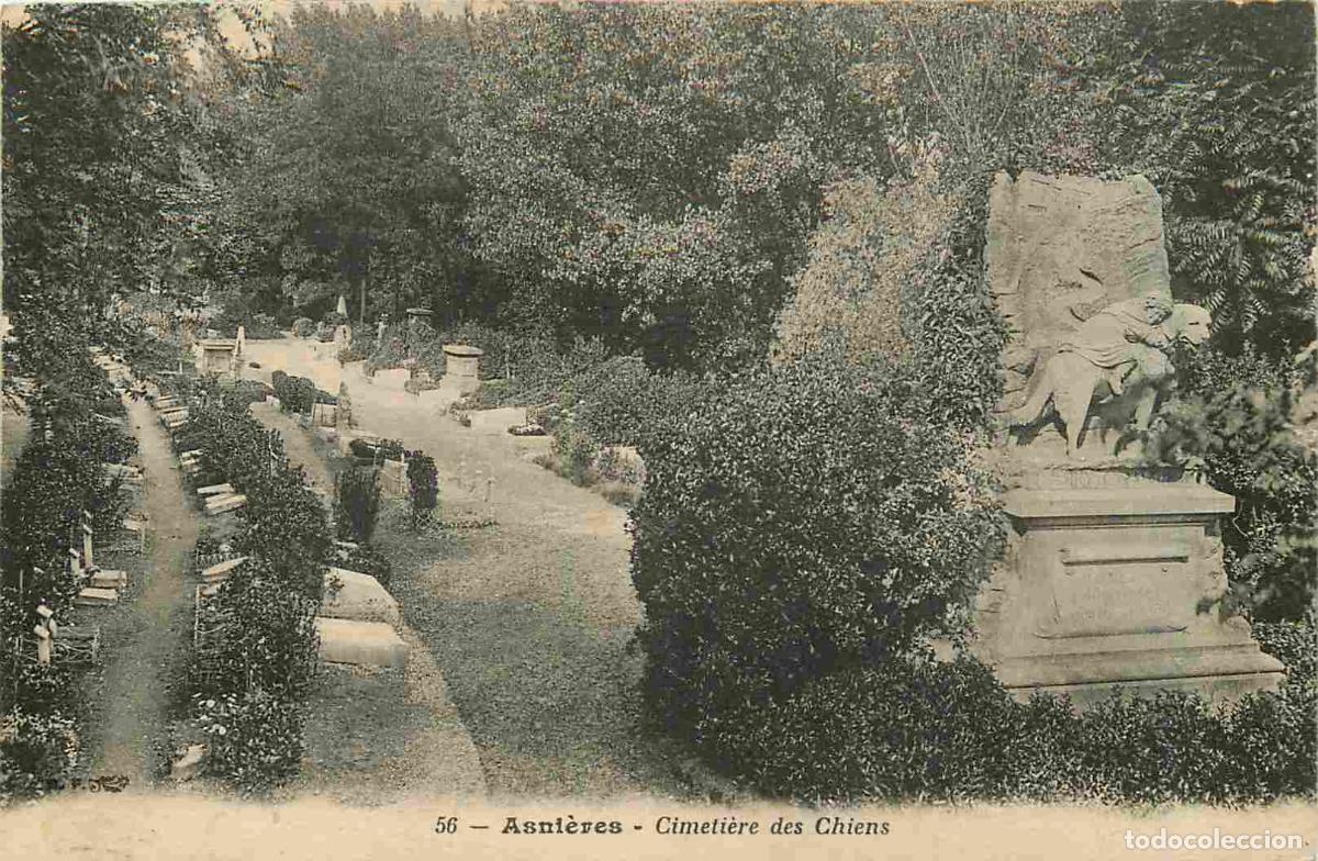 Cartoline: France - 92 - Asnieres sur Seine - Cimeti&egrave;re des Chiens - CPA - Oblit&eacute;ration - Voir Scans Recto-Vers