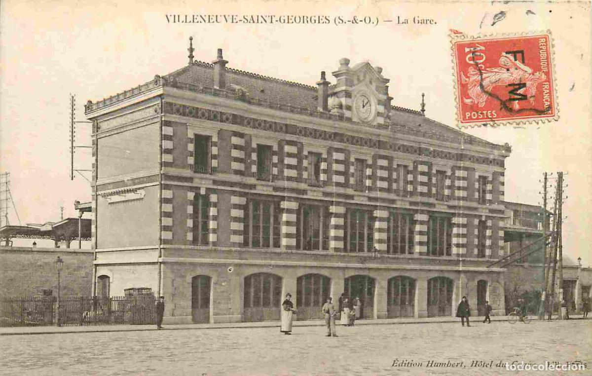 Cartoline: France - 94 - Villeneuve Saint Georges - La Gare - Anim&eacute;e - CPA - Oblit&eacute;ration de 1911 - Voir Scans