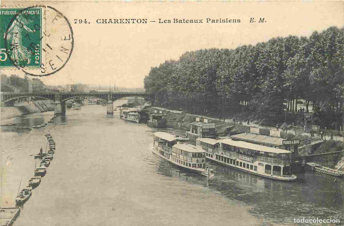 Cartoline: France - 94 - Charenton le Pont - Les Bateaux Parisiens - CPA - Oblit&eacute;ration de 1911 - Voir Scans Re