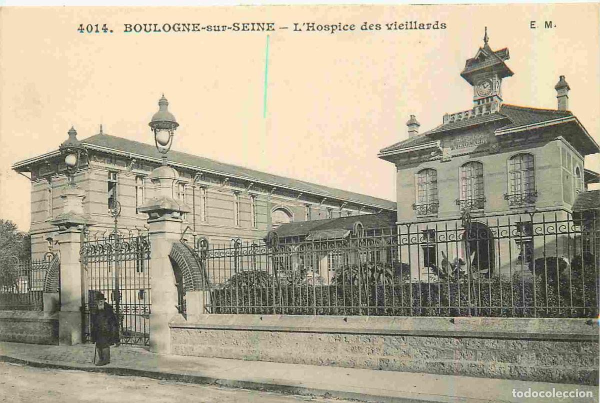 Postcards: France - 92 - Boulogne Billancourt - Boulogne sur Seine - Hospice de Vieillards - Anim&eacute;e - CPA - Voi