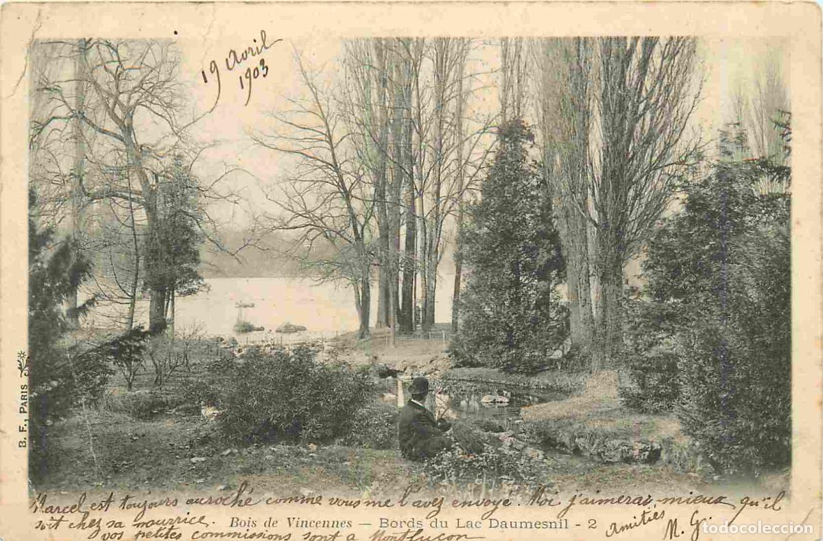 Cartes Postales: France - 94 - Vincennes - Bois de Vincennes - Bords du Lac Daumesnil - Anim&eacute;e - Pr&eacute;curseur - CPA - O