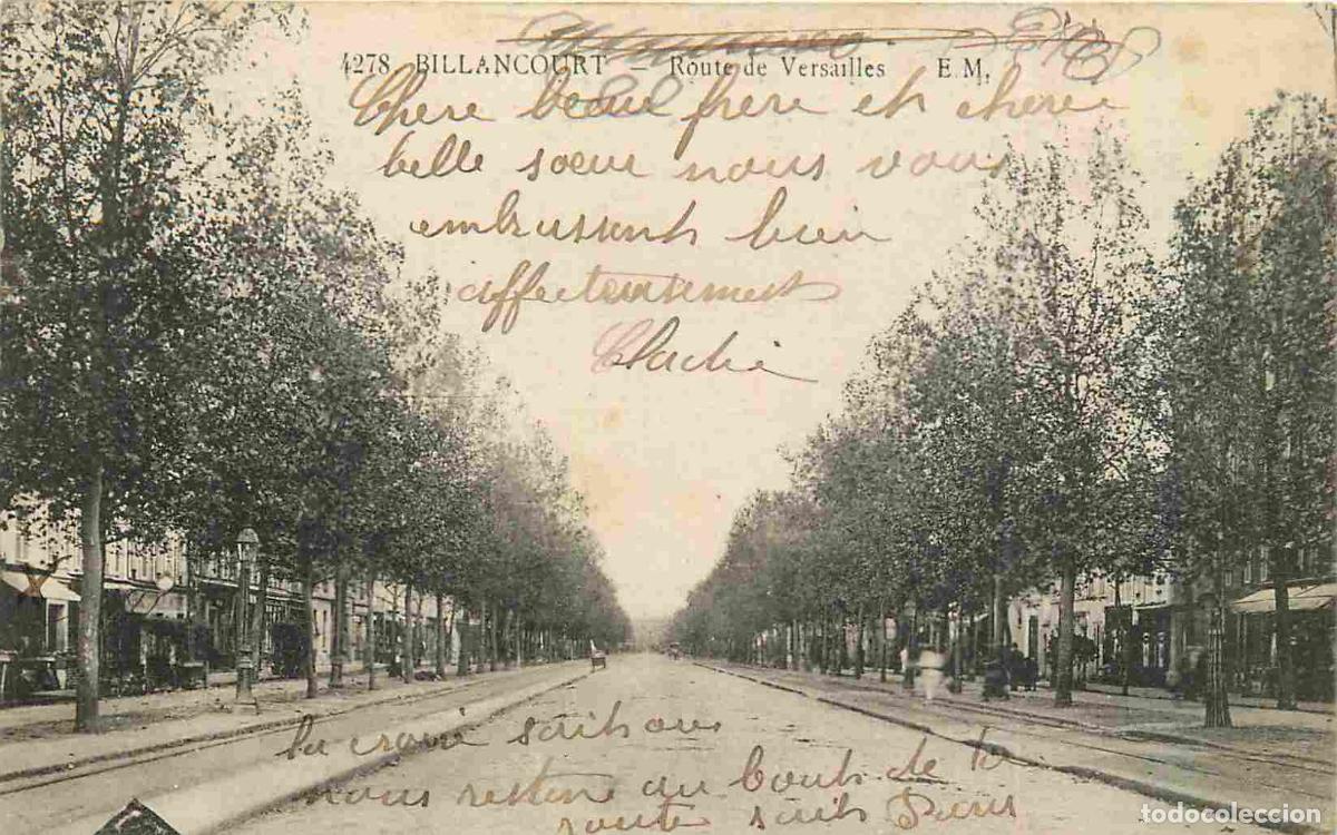 Cartes Postales: France - 92 - Boulogne Billancourt - Billancourt - Route de Versailles - Anim&eacute;e - CPA - Voir Scans R