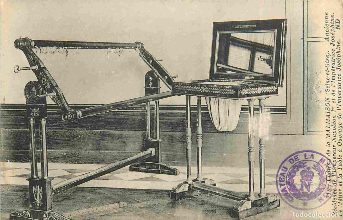 Postales: France - 92 - Rueil Malmaison - Ch&acirc;teau de la Malmaison - Le M&eacute;tier et la Table &agrave; Ourage de l'Imp&eacute;ra