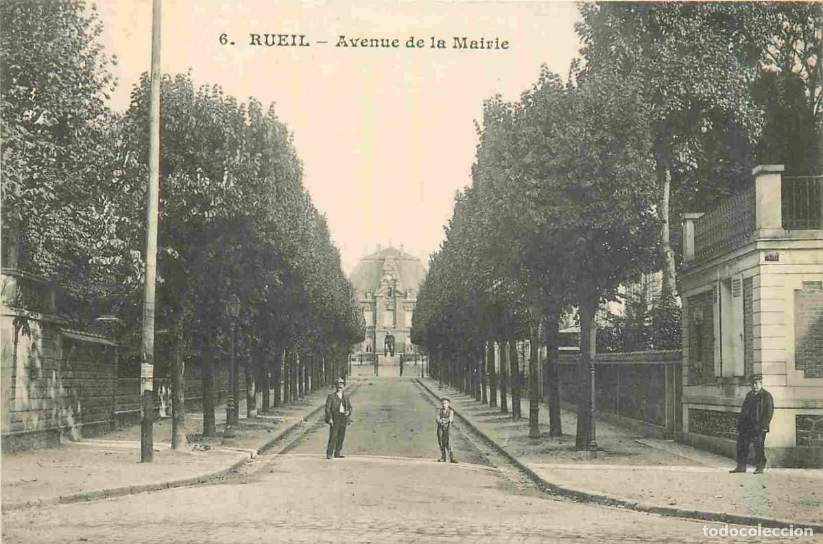 Postales: France - 92 - Rueil Malmaison - Avenue de la Mairie - Anim&eacute;e - CPA - Voir Scans Recto-Verso