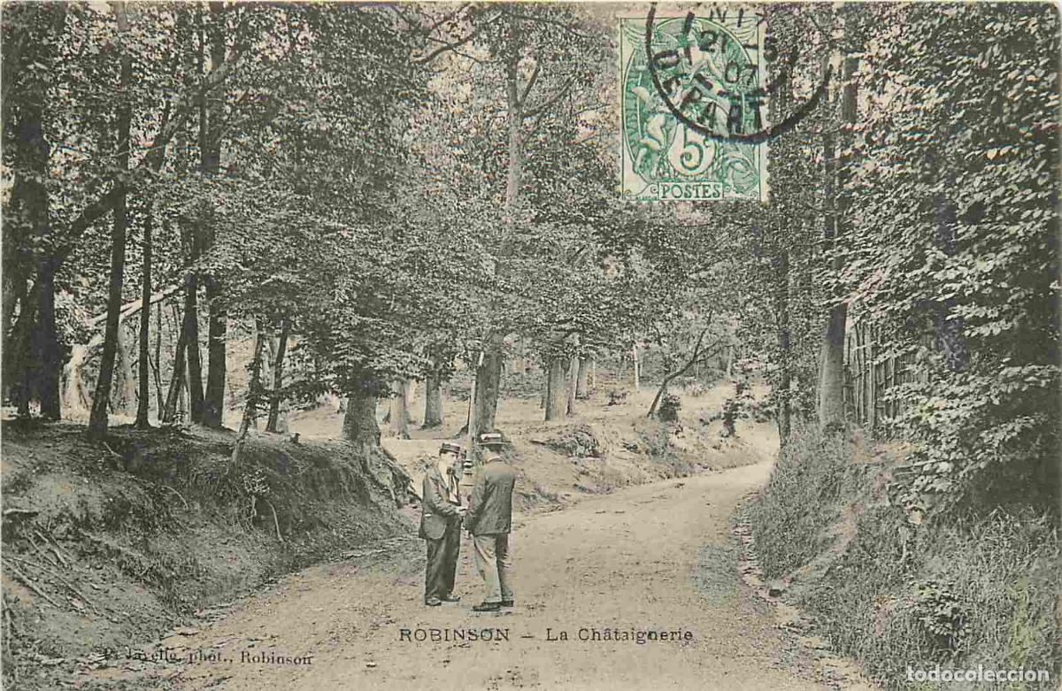 Postales: France - 92 - Robinson - La Chataigneraie - Anim&eacute;e - CPA - Oblit&eacute;ration de 1907 - Voir Scans Recto-V