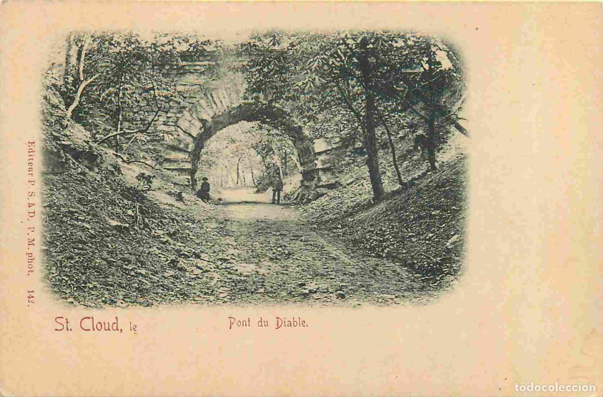 Postales: France - 92 - Saint Cloud - Parc de Saint Cloud - Pont du Diable - Anim&eacute;e - Pr&eacute;curseur - CPA - Voir