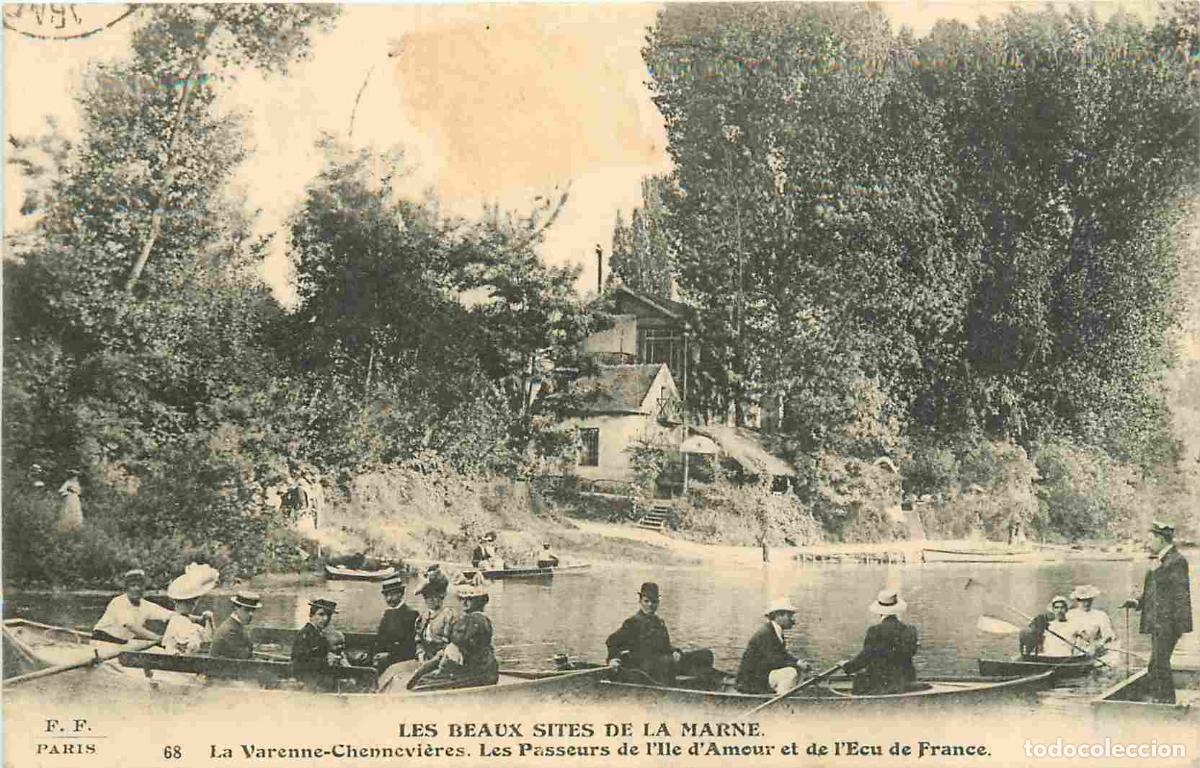 Cartes Postales: France - 94 - La Varenne - Chennevi&egrave;res - Les beau sites de la Marne - Les Passeurs de l'ile d'Amour
