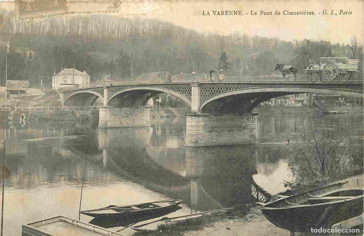 Cartes Postales: France - 94 - La Varenne - Le Pont de Chenevi&egrave;res - Anim&eacute;e - CPA - Oblit&eacute;ration de 1905 - Voir Scans