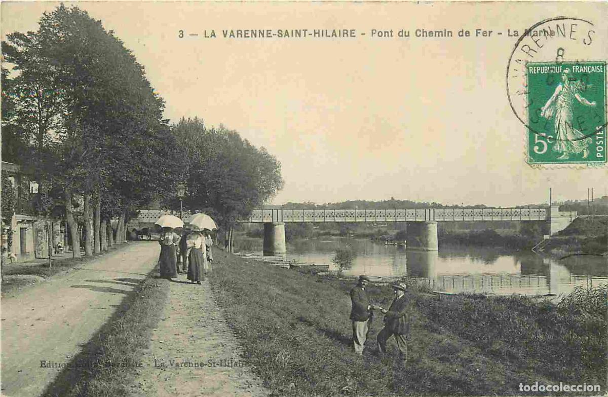 Cartes Postales: France - 94 - La Varenne - Saint Hilaire - Pont du Chemin de Fer - La Marne - Anim&eacute;e - CPA - Voir Sc