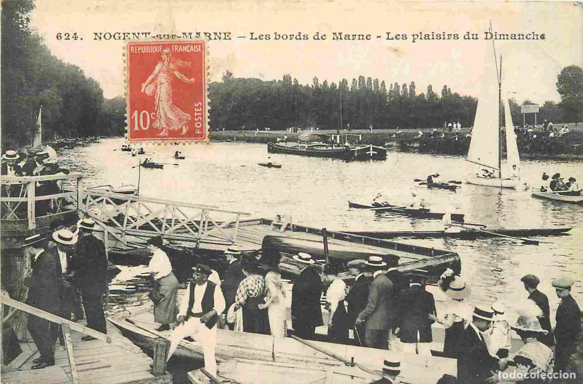 Cartes Postales: France - 94 - Nogent sur Marne - Les bords de la Marne - Les plaisirs du Dimanche - Anim&eacute;e - CPA - V