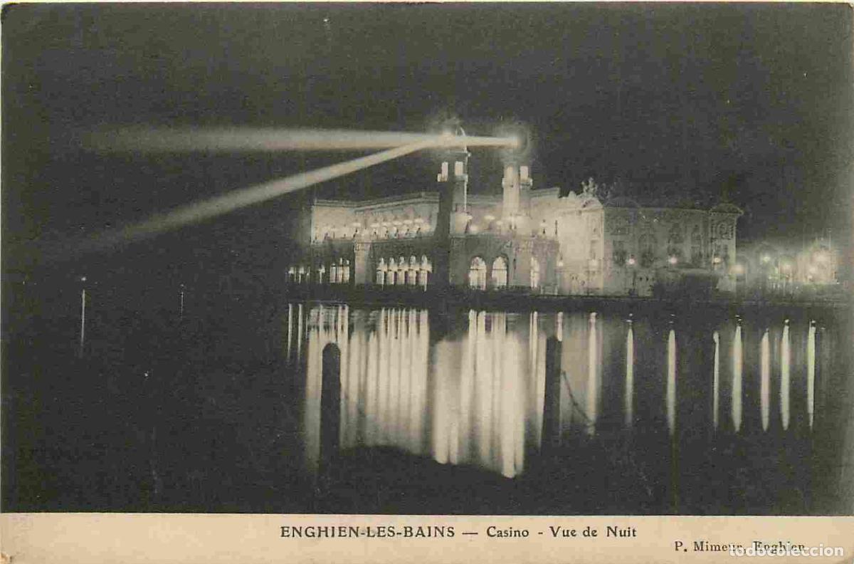 Postkarten: France - 95 - Enghien les Bains - Le Casino - Vue de Nuit - CPA - Voir Scans Recto-Verso