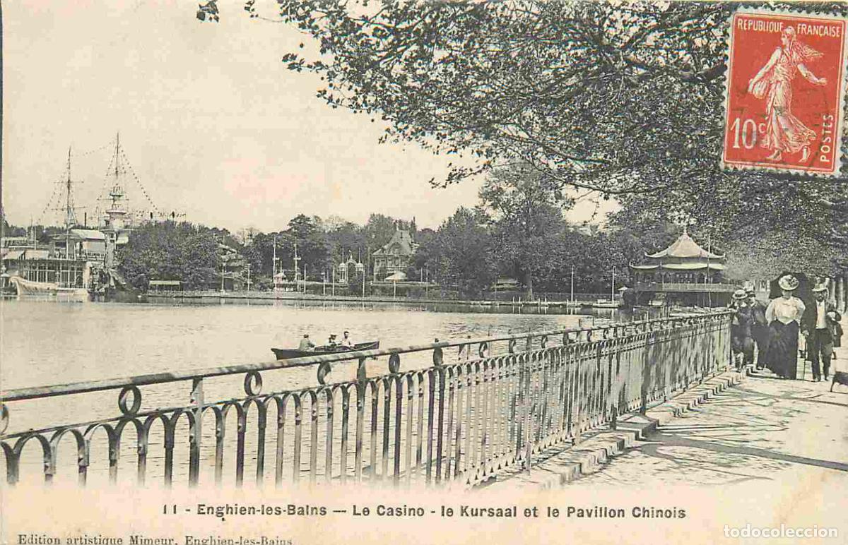 Postkarten: France - 95 - Enghien les Bains - Le Casino - Le Kursaal - Le Pavillon Chinois - Anim&eacute;e - CPA - Obli
