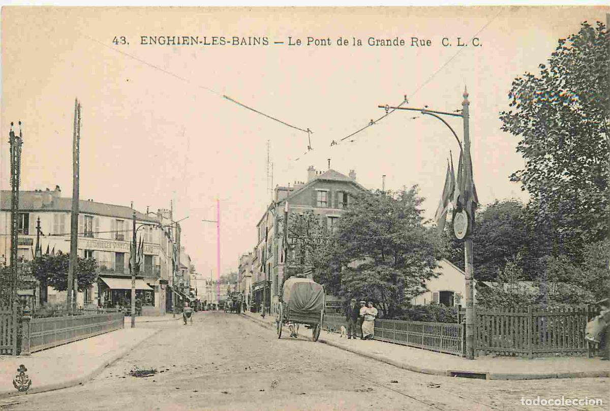 Postcards: France - 95 - Enghien les Bains - Le Pont de la Grande Rue - Anim&eacute;e - CPA - Voir Scans Recto-Verso