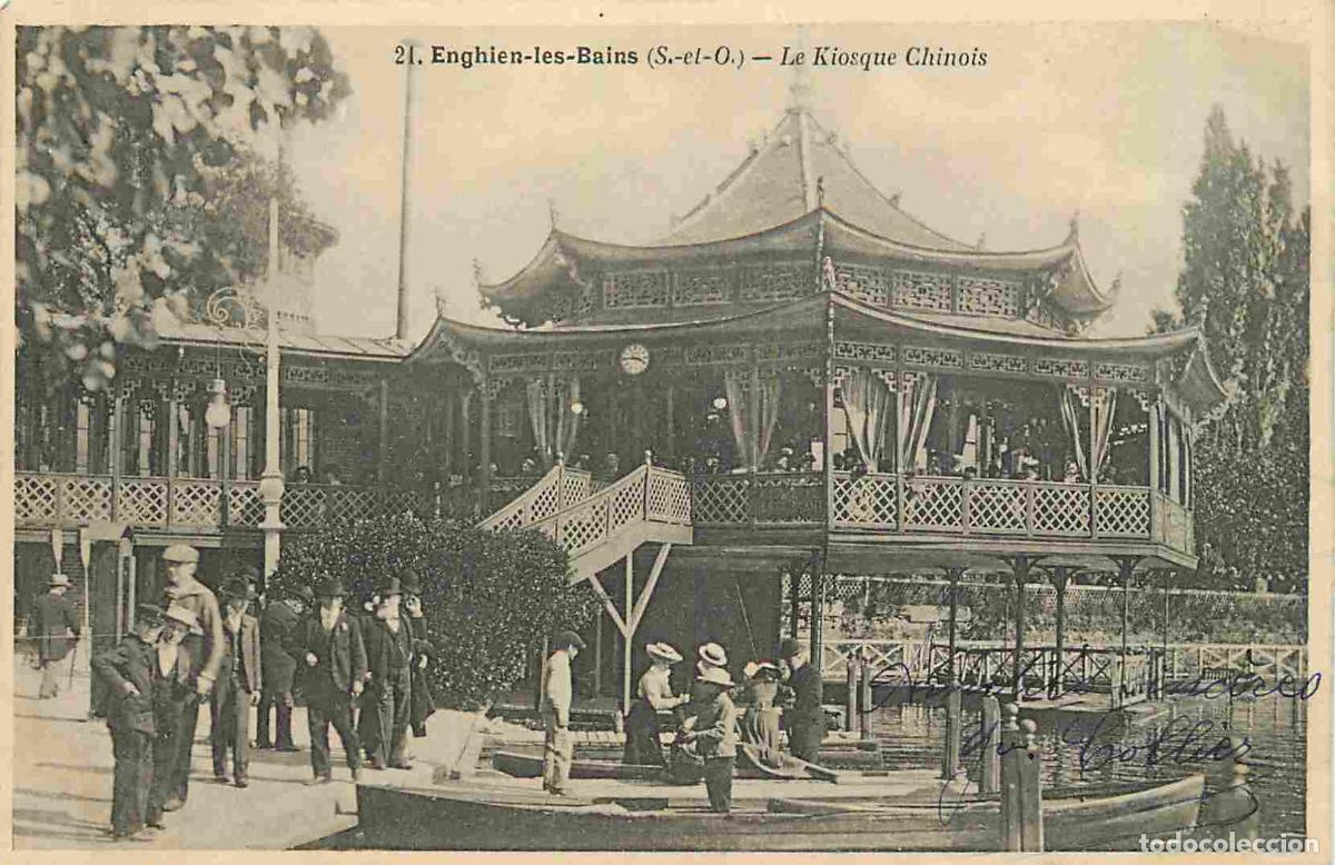 Postcards: France - 95 - Enghien les Bains - Le Pavillon Chinois - Anim&eacute;e - Pr&eacute;curseur - CPA - Oblit&eacute;ration de