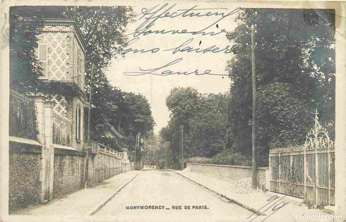 Postales: France - 95 - Montmorency - Rue de Paris - Pr&eacute;curseur - CPA - Oblit&eacute;ration de 1904 - Voir Scans Rect