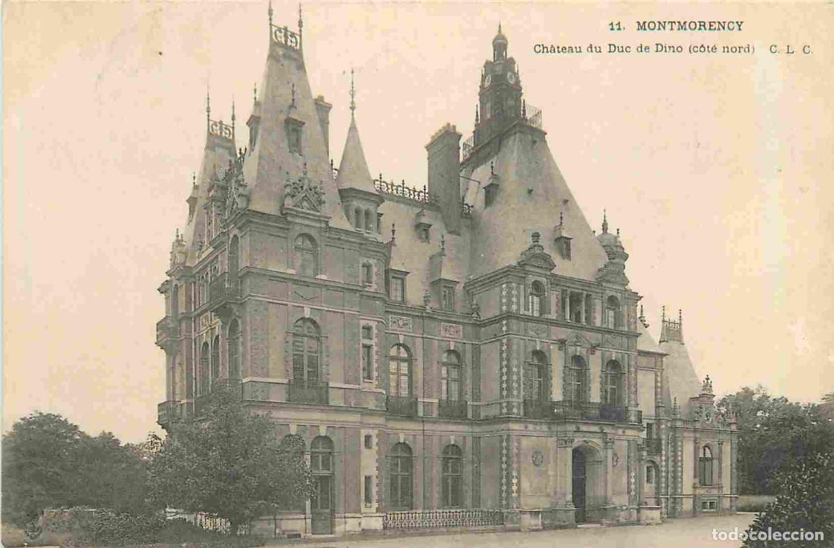 Postales: France - 95 - Montmorency - Ch&acirc;teau du Duc de Dino c&ocirc;t&eacute; nord - CPA - Oblit&eacute;ration de 1904 - Voir Sca
