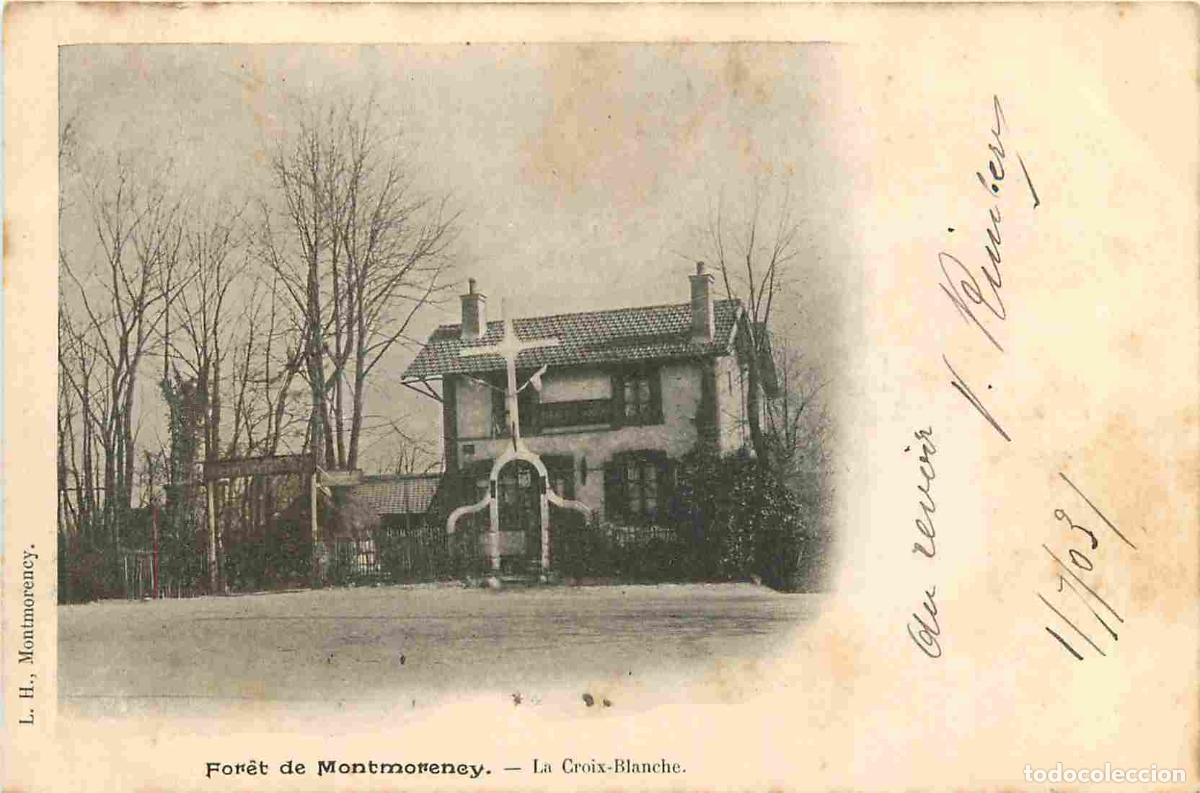 Cartoline: France - 95 - Montmorency - La Croix-Blanche - Pr&eacute;curseur - CPA - Oblit&eacute;ration de 1903 - Voir Scans