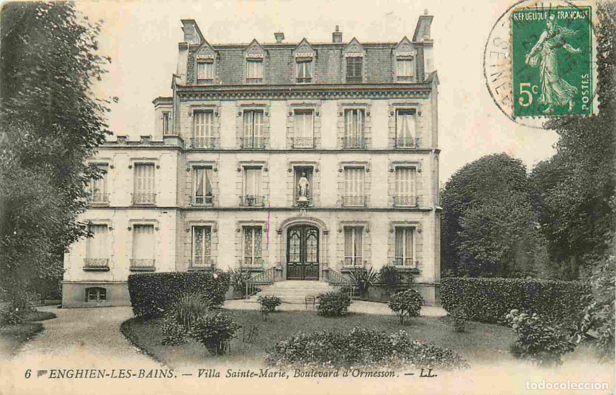 Cartoline: France - 95 - Enghien les Bains - Villa Sainte-Marie - Boulevard d'Ormesson - CPA - Oblit&eacute;ration de