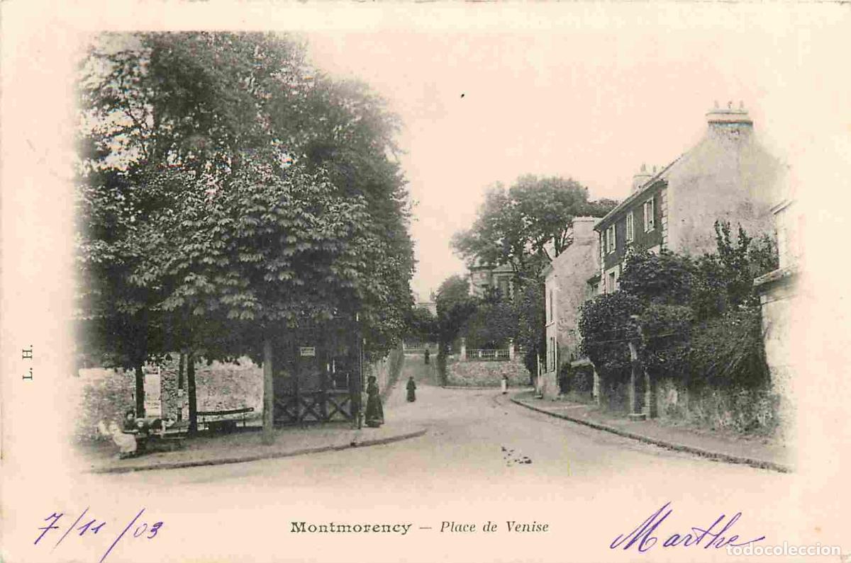 Cartoline: France - 95 - Montmorency - Place de Venise - Pr&eacute;curseur - CPA - Oblit&eacute;ration de 1903 - Voir Scans R