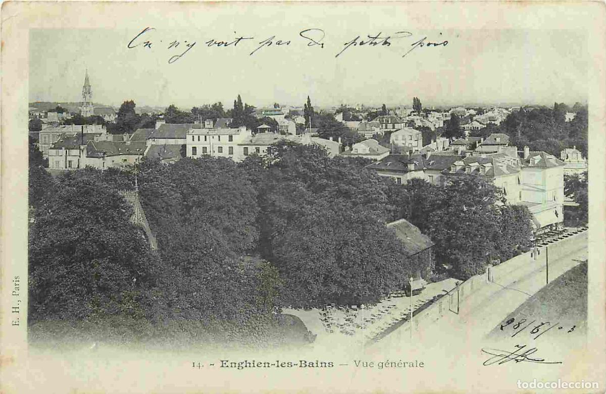 Cartoline: France - 95 - Enghien les Bains - Vue g&eacute;n&eacute;rale - Pr&eacute;curseur - CPA - Oblit&eacute;ration de 1903 - Voir Scan