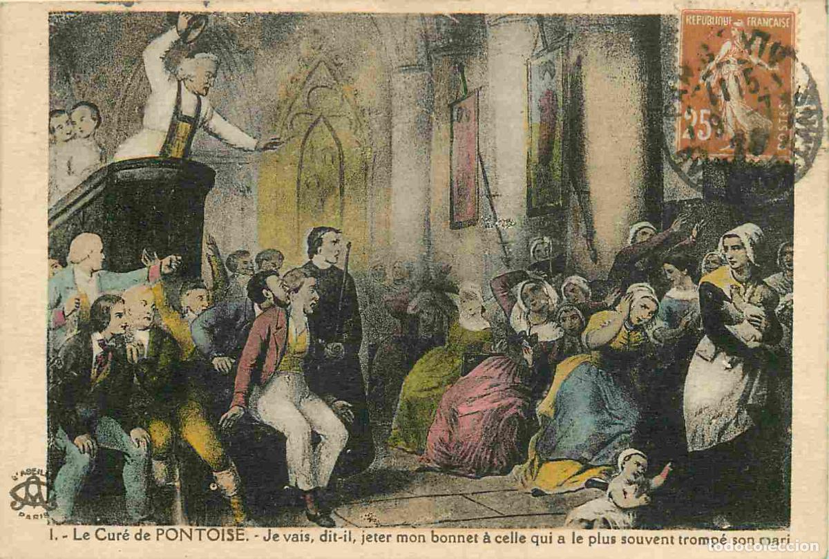 Postcards: France - 95 - Pontoise - Le Cur&eacute; de Pontoise - illustration - CPA - Oblit&eacute;ration - Voir Scans Recto-