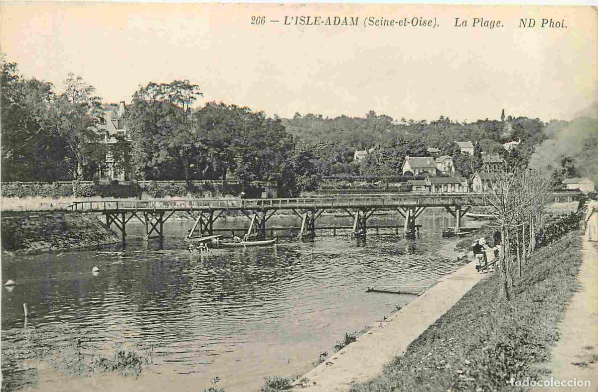 Postcards: France - 95 - L'Isle Adam - La Plage - Anim&eacute;e - CPA - Voir Scans Recto-Verso