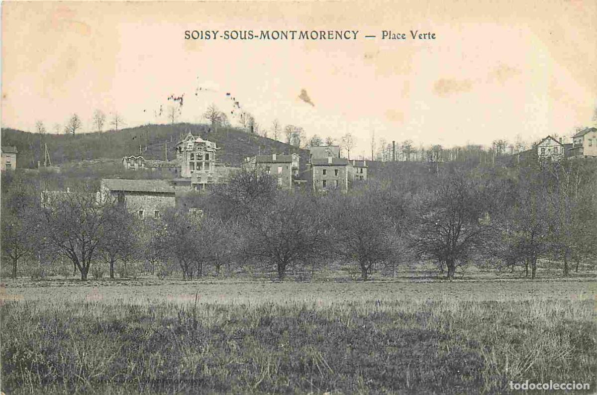 Postcards: France - 95 - Soisy-sous-Montmorency - Place Verte - CPA - Oblit&eacute;ration de 1908 - Voir Scans Recto-V
