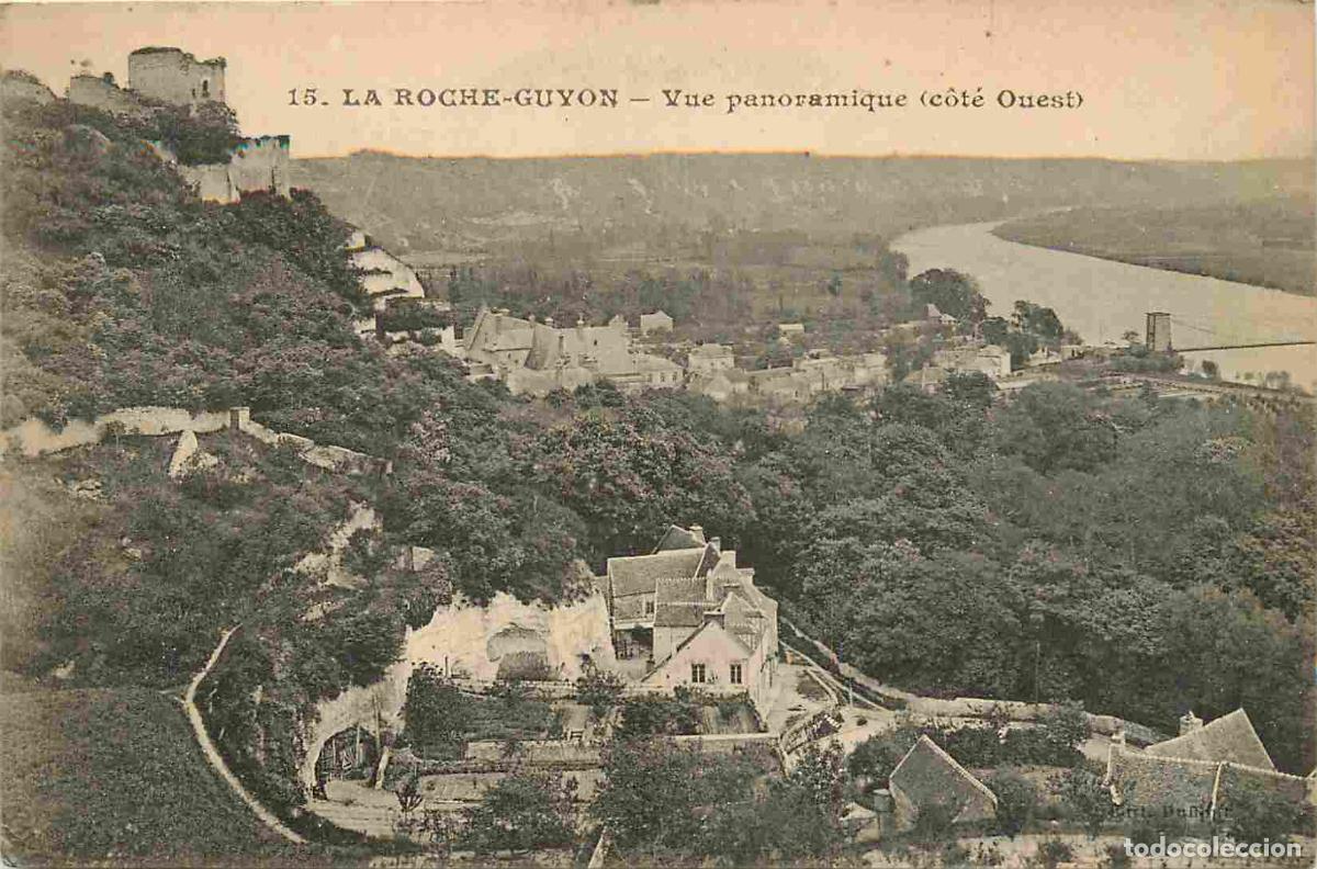 Postcards: France - 95 - La Roche Guyon - Vue panoramique c&ocirc;t&eacute; Ouest - CPA - Voir Scans Recto-Verso