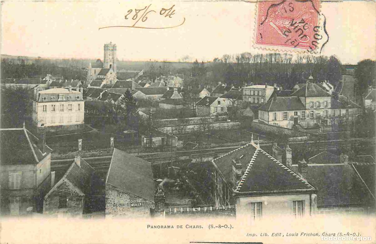 Postcards: France - 95 - Chars - Panorama - CPA - Oblit&eacute;ration de 1904 - Voir Scans Recto-Verso