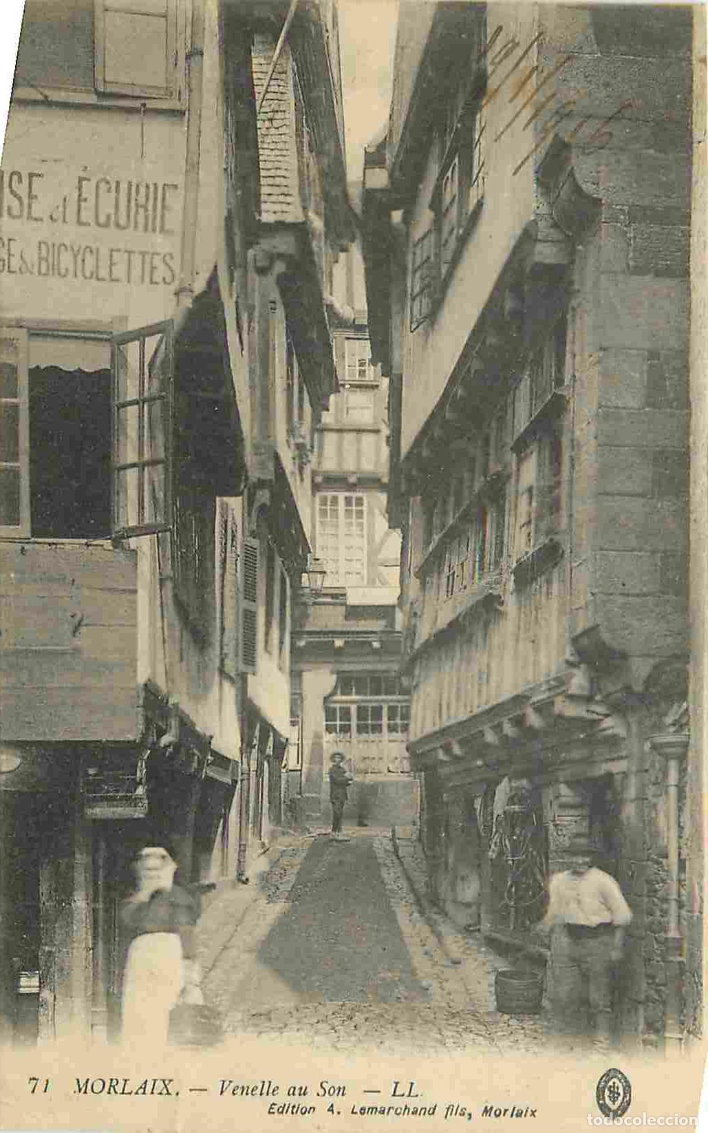 Postais: France - 29 - Morlaix - Venelle au Son - Anim&eacute;e - CPA - Voyag&eacute;e en 1915 - Voir Scans Recto-Verso