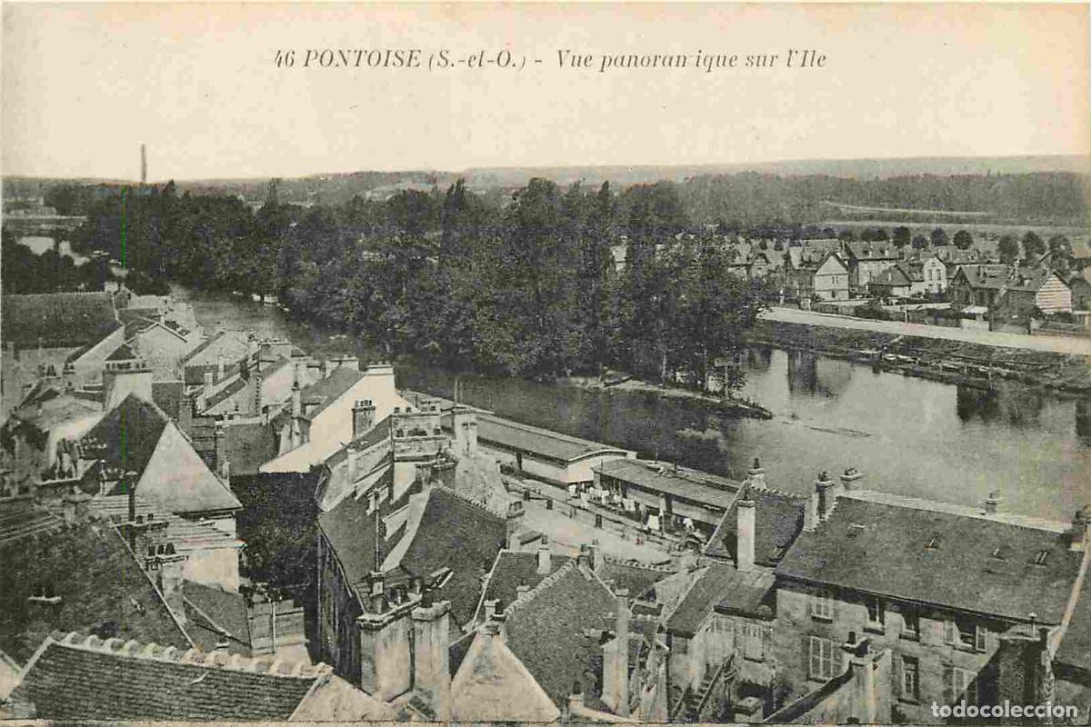 Postais: France - 95 - Pontoise - Vue panoramique prise sur l'ile - CPA - Voir Scans Recto-Verso