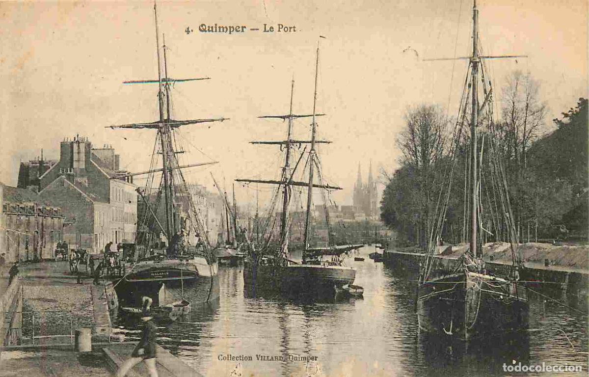 Postais: France - 29 - Quimper - Le Port - Anim&eacute;e - Bateaux - CPA - Voyag&eacute;e en 1920 - Voir Scans Recto-Verso