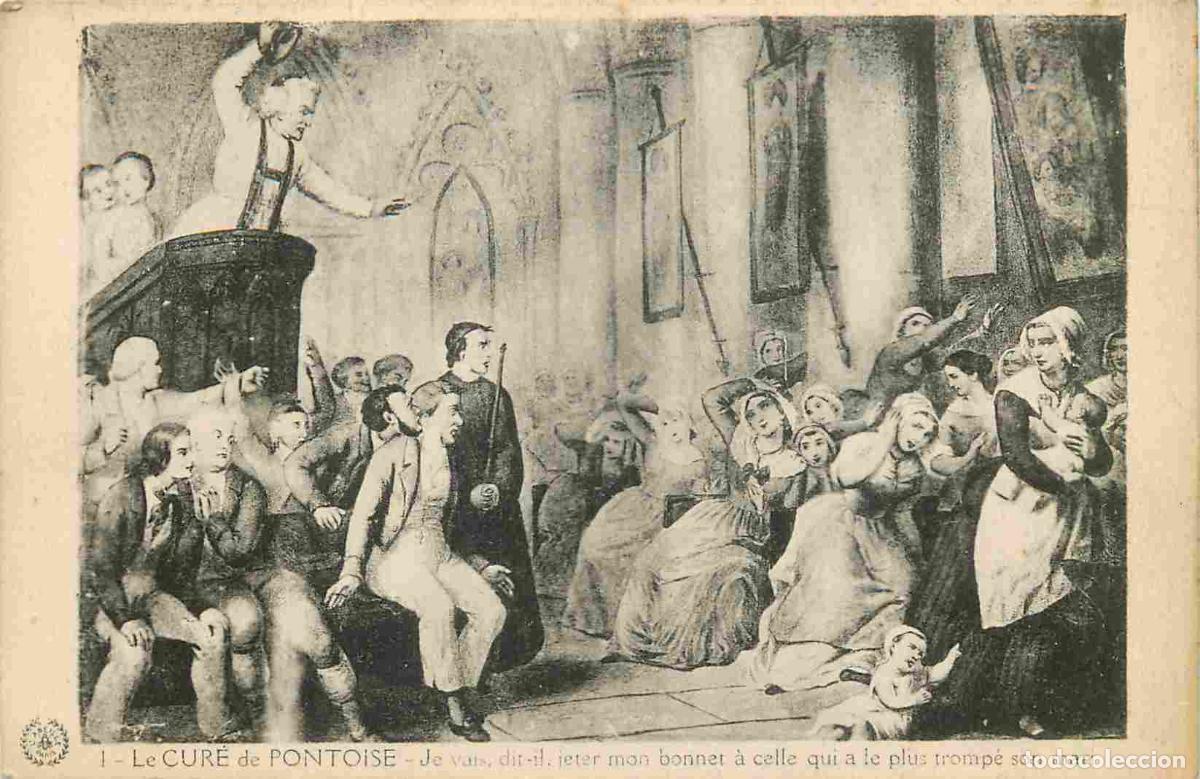 Postais: France - 95 - Pontoise - Le Cur&eacute; de Pontoise - illustration - CPA - Voir Scans Recto-Verso